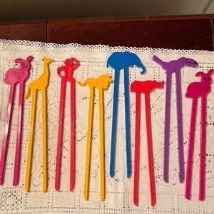 Colorful Animal Chopsticks Set